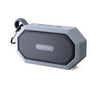 TONEMAC Altavoz Bluetooth Portátil,B1 Pequeño Altavoz inalámbrico con Bass,IP67 Impermeable y a Prueba de Polvo,10H de música Continua,Apto para El Hogar, La Ducha,Aire Libre,Viajes,Gris