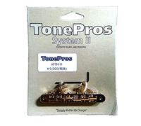 TonePros Replacment ABR-1 Tune-O-Matic Electric Guitar Bridge, Gold