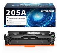 Toner 205A Negro Compatible para HP 205A CF530A CF531A CF532A CF533A para HP Color LaserJet Pro MFP M180n M181fw M180nw M180 M181 Color LaserJet Pro M154a M154nw M154 (1X Toner CF530A Negro)