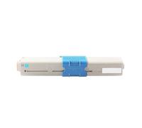 Tóner 46508712, Compatible con Oki, Cartucho de Color C332dn | Cartucho de tóner de color 46508709 46508710 46508711 46508712 for impresora serie C332 MC363(Cyan 46508711)