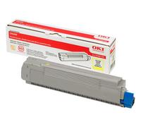 OKI C8600 C8800 toner amarillo (OKI 43487709)