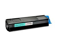 Tóner C3100 Cian Compatible para Oki C3100 C3200 C5100N C5200N C5300 C5400 42127407 3000 páginas
