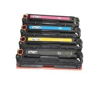Toner Cartridge， 131A, Compatible con Cartucho de tóner de Alto Rendimiento HP 210A 2400 páginas CF210A CF211A CF212A CF213A for Pro 200 Color M251nw,for Printer Accessories