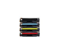 Toner Cartridge， Cartucho de tóner 4X 075 CRG075, Compatible con Canon Color ImageCLASS LBP646Cdw LBP647Cdw MF662Cdw MF663Cdw, Recarga de Tambor de Impresora,for Printer Accessories(075 NO Chips)