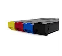 Toner Cartridge， Cartucho de tóner SF25 de 4 Piezas for CMYK Compatible con Sharp SF-S251,for Replacement