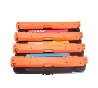 Toner cartridges， 1 Cartucho de tóner Compatible CE270A CE271A CE272A CE273A 270A, Compatible con HP 650A CP5525 CP5525dn CP5525n M750n M750xh ,for Cartridge(Y)