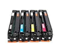 Toner cartridges， Cartucho de tóner CRG-075 CRG-075H de 4 Uds., Compatible con Impresora Canon LBP646Cdw LB647Cdw MF662Cdw MF664Cdw MF665Cdw MF667Cdw,for Cartridge(075H no Chip)