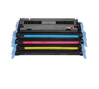Toner cartridges， Compatible con Cartucho de tóner HP Q6000A Q6001A Q6002A Q6003A Q6000 6000a 124A LaserJet 1600 2600n 2605 2605dn 2605dtn CM1015,for Cartridge