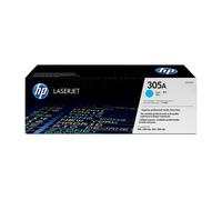 HP 305A CE411A Cian, Cartucho Tóner Original, de 2.600 páginas, para impresoras HP LaserJet Pro Color serie M351, M451, M375 y M475
