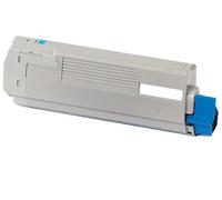 Tóner compatible azul Oki C822 44844615