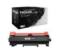 Tóner compatible con Brother TN-2420 TN2420 tóner con chip para MFC-L2710DW L2710DN L2730DW L2750DW, HL-L2310D L2350DW L2375DW L2370DN, DCP-L2510D L2530DW L2550DN (1 TN) 2420)
