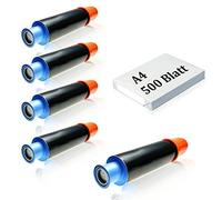 Tóner Compatible con Canon CEXV3 CEXV5 CEXV7 CEXV11 CEXV12 CEXV14 CEXV18 & # x2022; sustituye a para Original Canon 9629 A002 6836 A002 7814 A002 9630 A003 9634 A002 0384B002 0386B002 6647 A002 6648 A003 & # x2022; C exv cexv C-EXV 3 5 7 11 12 14 18 & # x2022; C-EXV3 C-EXV5 C-EXV7 C-EXV11 C de exv12 C-EXV14 & # x2022; cexv de 3 cexv de 5 cexv de 7 cexv de 11 cexv de 12 cexv de 14 cexv de 18 5x + A4 500 Blatt Canon C-EXV11
