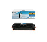 Tóner compatible - G&G - HP 415A W2031A - Cian - 7500 páginas - Láser