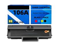 Tóner Compatible para 106A W1106A Capacidad estándar de 2000 páginas Compatible con HP Laser 107w 107a 107r y MFP 135w 135a 135r 135wg 137fnw 137fwg