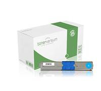 Toner Cyan para Oki C301DN C321DN MC332DN MC342dn MC342dnw/compatible con OKI 44973535 Premium - Cartucho azul