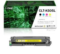 tóner de Alto Rendimiento compatibles para reemplazar los Cartuchos Samsung CLT-K505L CLT-C505L CLT-M505L CLT-Y505L, compatibles con Las impresoras C2620DW C2670FW CC2680FX,Yellow-1Pack