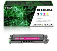 tóner de Alto Rendimiento compatibles para reemplazar los Cartuchos Samsung CLT-K505L CLT-C505L CLT-M505L CLT-Y505L, compatibles con Las impresoras C2620DW C2670FW CC2680FX,Magenta-1Pack
