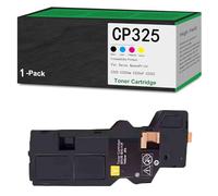 Tóner de Alto Rendimiento CP325, Compatible con los Cartuchos CT203486, CT203487, CT203488 y CT203489, para impresoras multifunción Xerox ApeosPrint C325, C325dw, C325df y C325Z,Yellow-1PACK