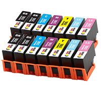 TONER EXPERTE® 14 XL Cartuchos de Tinta compatibles con 378XL 378 XL para Impresoras Expression Photo XP-8500 XP-8505 HD XP-15000 XP-8000 XP-8005 | Alta Capacidad