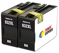 TONER EXPERTE® 2 XL Negros Cartuchos de Tinta compatibles con HP 932 932XL CN053AE para Impresoras HP Officejet 6100 6600 6700 7110 7510 7600 7610 7612 7620 | Alta Capacidad