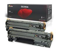 Toner Experte Compatible 85A Negro Cartuchos de Tóner Reemplazo para CE285A Toner para Laserjet Pro P1102 P1102w M1210 M1212nf M1132 Impresora 2 Paquetes