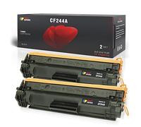 Toner Experte Compatible CF244A 44A Negro Cartuchos de Tóner Reemplazo para CF 244A Toner para LaserJet Pro M15a M15w MFP M28a M28w Impresora 2 Paquetes