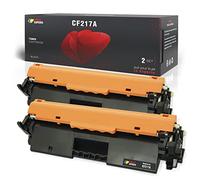 Toner Experte Compatible HP 17A Negro Cartuchos de Tóner Reemplazo para CF217A Toner para LaserJet Pro M102w M102a MFP M130nw M130fw M130a Impresora 2 Paquetes