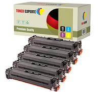 TONER EXPERTE® - Juego de 5 Cartuchos de tóner compatibles con 305X/305A CE410X CE411A CE412A CE413A Premium para Laserjet Pro 300 MFP M375NW Pro 400 M451DN M451DW M451NW M475DN M475DW