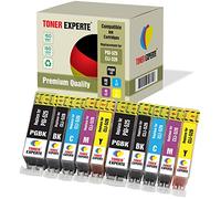 TONER EXPERTE Pack de 10 XL Compatibles PGI-525 CLI-526 Cartuchos de Tinta para Canon Pixma MG5150, MG5250, MG5350, MG6150, MG6250, MG8150, iP4850, iP4950, iX6550, MX715, MX885, MX895