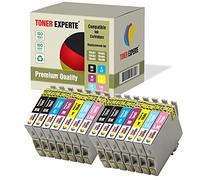 TONER EXPERTE Pack de 14 XL Compatibles T0487 Cartuchos de Tinta para Stylus Photo R200 R220 R300 R320 R330 R340 R350 RX300 RX500 RX600 RX620 RX640 R265 R285 T0481 T0482 T0483 T0484 T0485 T0486