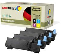 TONER EXPERTE Pack de 4 Compatibles 106R01597 106R01594 106R01595 106R01596 Cartuchos de Tóner Láser para Xerox Phaser 6500, 6500DN, 6500N, 6500VDN, WorkCentre 6505, 6505DN, 6505N