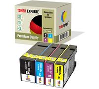Pack de 4 XL TONER EXPERTE® Compatibles PGI-1500XL Cartuchos de Tinta para Canon MAXIFY MB2050 MB2150 MB2350 MB2750 MB2755 MB2155 (Negro, Cian, Magenta, Negro)