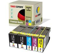 TONER EXPERTE Pack de 5 XL Compatibles PGI-1500XL Cartuchos de Tinta para Canon MAXIFY MB2050 MB2150 MB2350 MB2750 MB2755 MB2155 (2 Negro, Cian, Magenta, Negro)