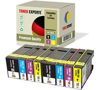 Pack de 8 XL TONER EXPERTE® Compatibles PGI-1500XL Cartuchos de Tinta para Canon MAXIFY MB2050 MB2150 MB2350 MB2750 MB2755 MB2155 (2 Negro, 2 Cian, 2 Magenta, 2 Negro)
