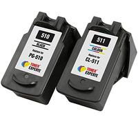 PG510 PG-510 CL511 CL-511 TONER EXPERTE® 2 XL Cartuchos de Tinta compatibles para Canon Pixma MP230 MP240 MP250 MP260 MP270 MP280 iP2700 iP2702 MP480 MP490 MP495 MP499 MX320 MX350 | Alta Capacidad