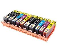 TONER EXPERTE® Reemplazo para HP 364 364XL 10 Cartuchos de Tinta compatibles con HP Photosmart 5510 5515 5520 6510 6520 B110a Plus B209a B210a Deskjet 3070A 3520 Officejet 4610 4620 | Alta Capacidad