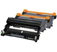 TONER EXPERTE® Unidad de tambor de imágenes compatible DR2200 + 2 cartuchos de tóner TN2220 TN2010 para Brother HL-2220 2230 2240 2250DN 2270DW 2130 2132 2135W FAX-2840 2940 MFC-7360N 7860DW DCP-705 5 7060D 7065DN