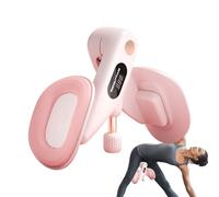 Tóner interior para muslos - Entrenador de suelo pélvico abdominal, máquina de ejercicio de resistencia ajustable, contador digital, compresión suave, diseño ergonómico, ideal para tonificar glúteos