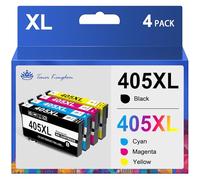 Toner Kingdom 405XL Cartucho de Tinta Compatible para Epson 405 XL 405XL para Epson Workforce Pro WF-3820DWF WF-3825DWF WF-4820DWF WF-4825DWF WF-4830DTWF WF-7830DTWF WF-7835DTWF WF-7840DTWF (4 Pack
