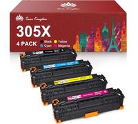 Toner Kingdom Remanufacturado Cartucho de Tóner Compatible para HP 305X para HP LaserJet Pro 400 Color MFP M475dn MFP M475dw M451dn M451nw M451dw Pro 300 Color MFP M375nw