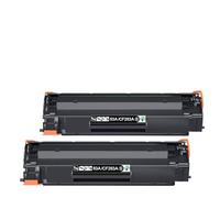 Tóner Negro CF283A de 2 Piezas Compatible con 83A Pro MFP M225dn M225dw M225rdn