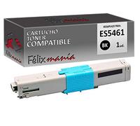 Toner Negro Compatible para Oki ES5461 BK / 44469814 5000 pag TO780