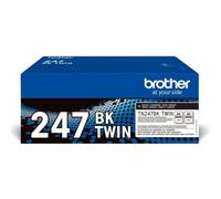 Brother TN-247BKTWIN cartucho de tóner 2 pieza(s) Original Negro