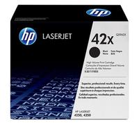 Tóner Original HP 42X Q5942X para LaserJet 4250 4250N 4350 4350N Ranura Neutra