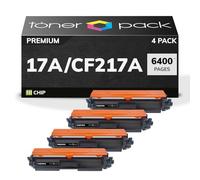 TONER PACK 17A CF217A Cartuchos de Toner Compatibles para HP 17A CF217A Laserjet Pro M 102a 102w MFP M130a M130fn M130fw M130nw (4 Unidades)
