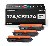 TONER PACK 17A CF217A Cartuchos de Toner Compatibles para HP 17A CF217A Laserjet Pro M 102a 102w MFP M130a M130fn M130fw M130nw (3 Unidades)