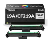 TONER PACK 19A CF219A Cartucho de Toner Compatible para HP LaserJet Pro M102a M102w MFP M130a M130fn M130fw M130nw (2 Unidades)