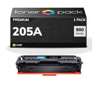 TONER PACK 205A CF531A Cartucho de Tinta Compatible para HP 205A Color LaserJet Pro M154A M154NW MFP M180 M180n M181 M181fw (1 Cian)