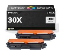 TONER PACK 30X CF230X Cartuchos de Toner Compatibles para HP 30X Laserjet Pro M203dn M203dw MFP M227fdn M227fdw M227sdn (2 Unidades)