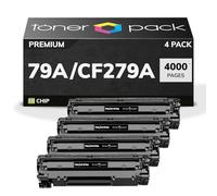 TONER PACK 79A CF279A Cartuchos de Toner Compatibles para HP 79A Laserjet Pro M12 M12a M12w para HP Laserjet Pro MFP M26A M26n M26 (4 Unidades)